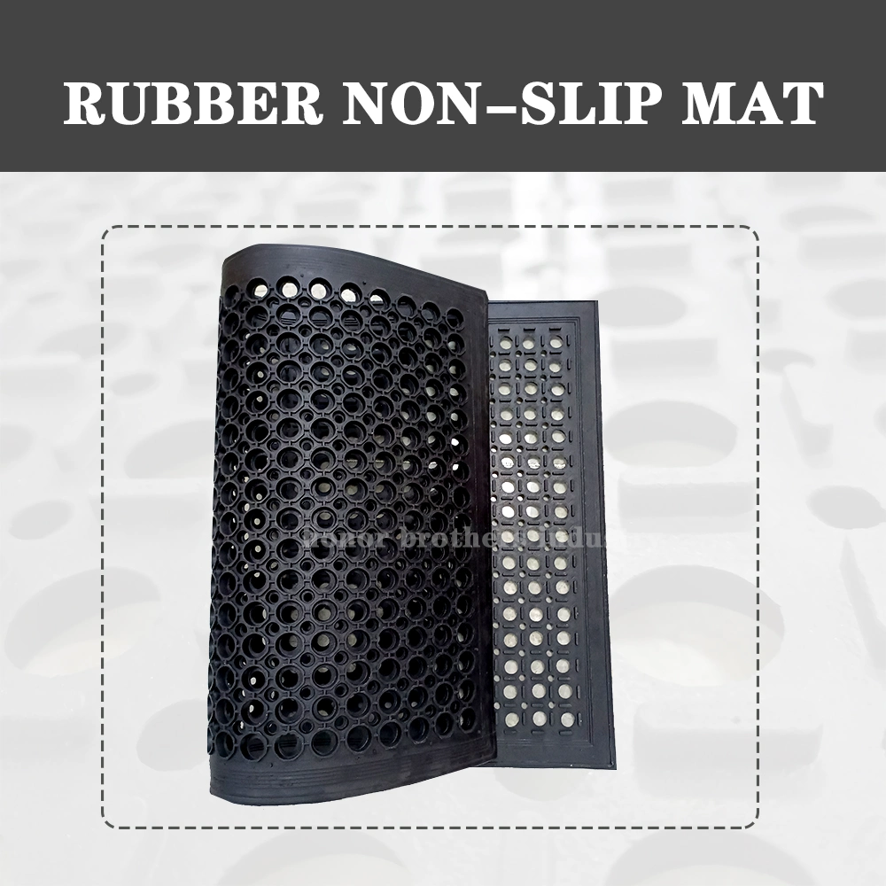 Safety Anti-Slip Commercial Entrance Drainage Rubber Floor Mat with Hollow