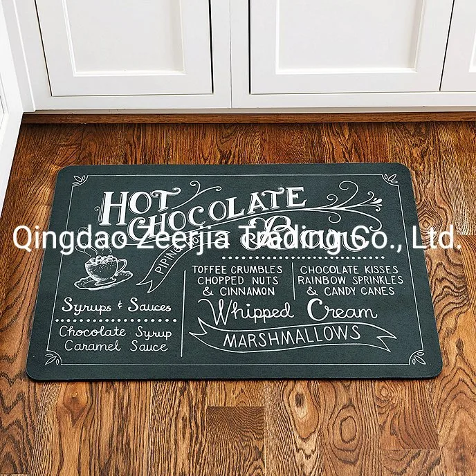 Household Hot Sale Anti Fatigue Waterproof Non-Slip PVC Floor Kitchen Mat Carpet Rug