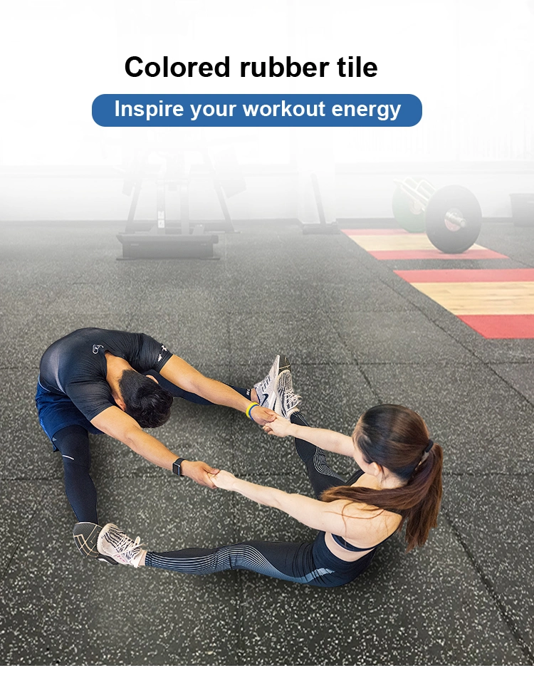 High Elastic Indoor Rubber Mats for Fitness