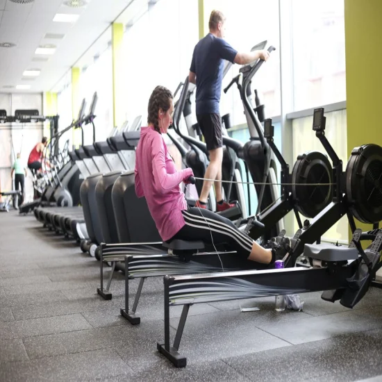 Tapetes de borracha internos de alta elasticidade para fitness